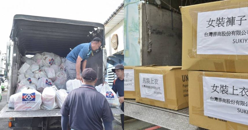 花蓮縣議員魏嘉彥送物資到光復鄉。（圖／翻攝自臉書／魏嘉彥）