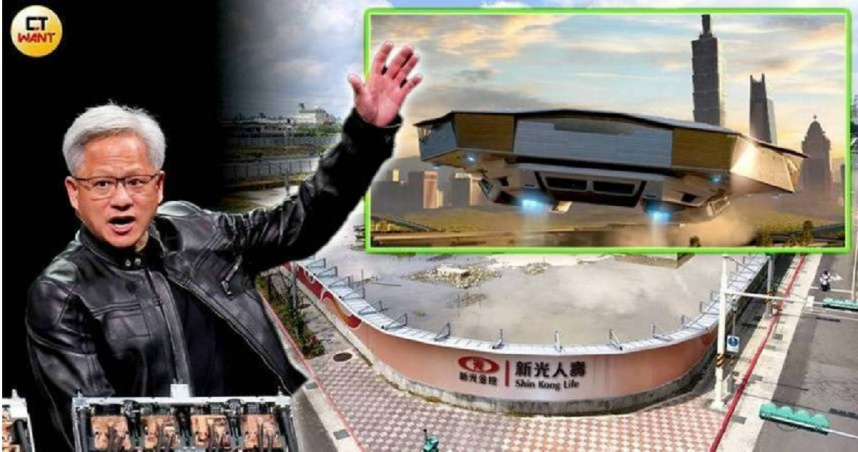 台北市長蔣萬安今天在市議會正式宣布，輝達海外總部確定落腳北士科T17、T18。（圖／CTWANT後製組）