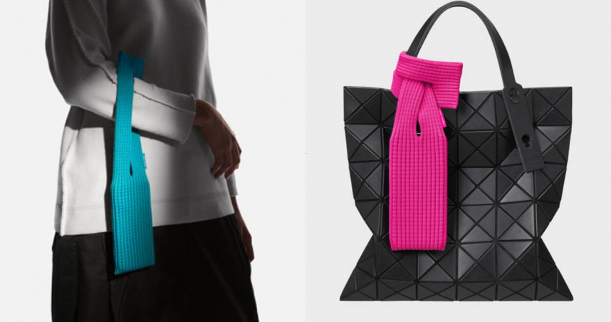 蘋果聯名三宅一生推新品「iPhone Pocket」。（圖／Apple官網）