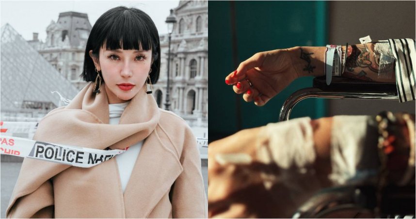 梁云菲自爆輕生獲救。（圖／翻攝臉書／梁云菲）