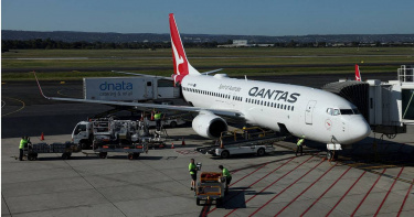 澳洲航空（Qantas）一架波音787客機航班爆蟲蟲危機。圖為示意圖，非當事飛機。（圖／達志／路透社）
