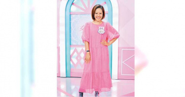 錦雯日前上節目透露疫情讓她改變生活型態。（圖／TVBS提供）