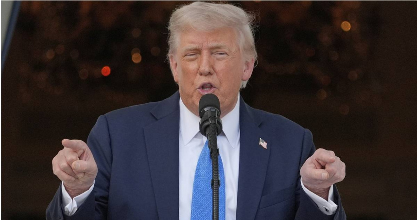 美國總統川普。（圖／達志／美聯社）