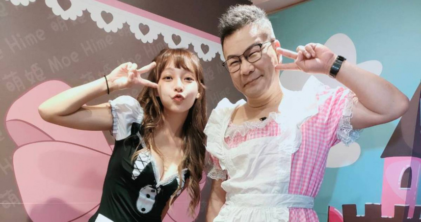 林襄（左）難過曝得知沈玉琳生病的心聲。（圖／翻攝自臉書＠chopchopshow）