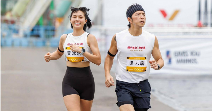 小豬攜手10年好友大飛挑戰混雙。（圖／好看娛樂提供）