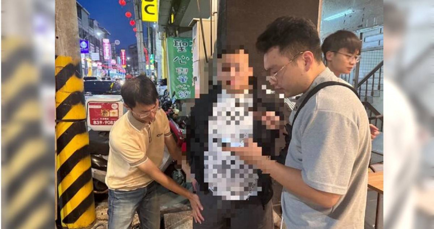 彰化媽媽智擒假投資詐騙，23歲車手當場被抓毒駕曝光。（圖 ／翻攝畫面）