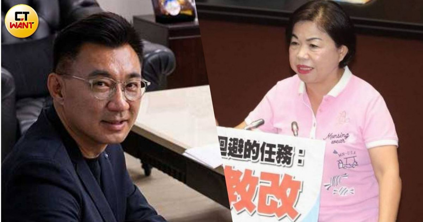 立法院副院長江啟臣（左）與立委楊瓊瓔有意角逐國民黨提名參選台中市長。（製圖／CTWANT攝影組、周志龍攝）