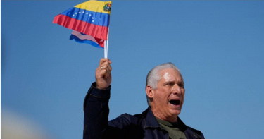 古巴總統迪亞斯-卡內爾（Miguel Diaz-Canel）。（圖／達志／美聯社）