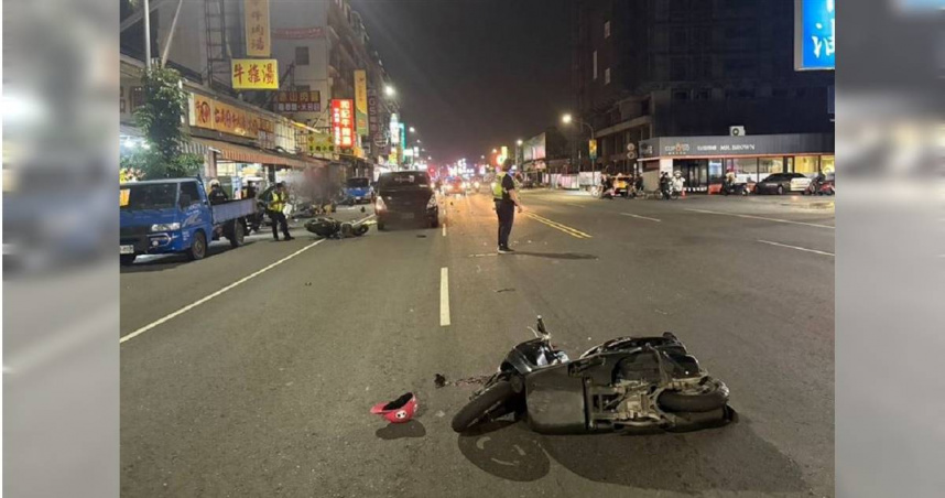 高雄市小港區發生一起毒駕奪命車禍。（圖／翻攝畫面）