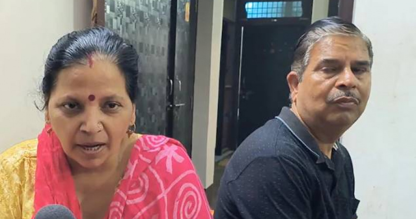 印度北方邦一名女子被宣告腦死後送回家途中，因救護車顛簸出現呼吸跡象。（圖／翻攝自NDTV）