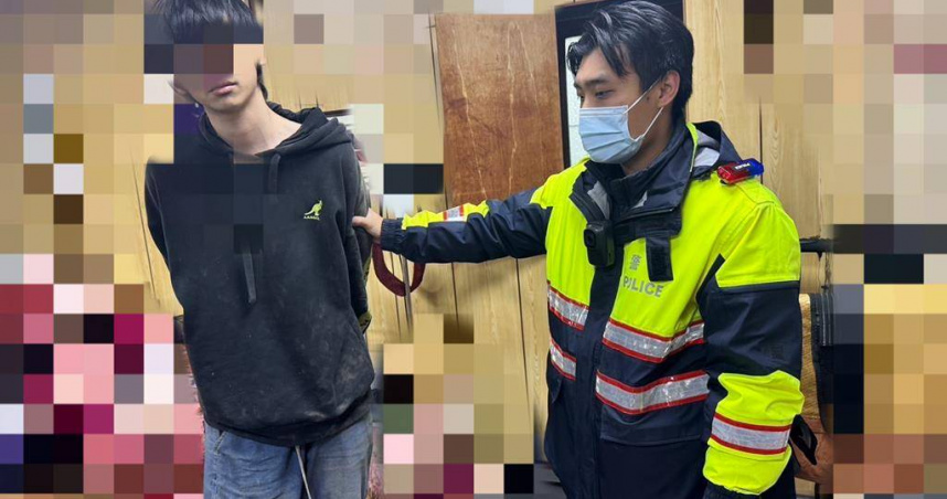 竊賊潛入民宅翻找現金父女返家撞破「躲牆內」仍難逃法網。（翻攝照片）