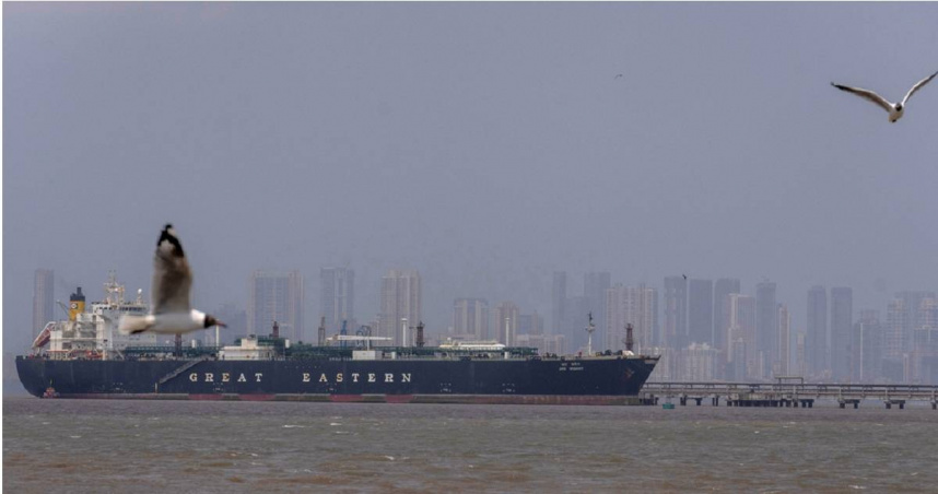 最新美國情報報告示警，伊朗不太可能在短期內重新開放「荷姆茲海峽」（Strait of Hormuz）。（圖／達志／美聯社）