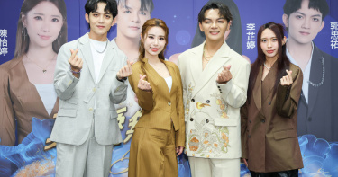 郭忠祐（左起）、陳怡婷、曾瑋中、李芷婷將一同舉辦演唱會。（圖／寶吉祥集團提供）