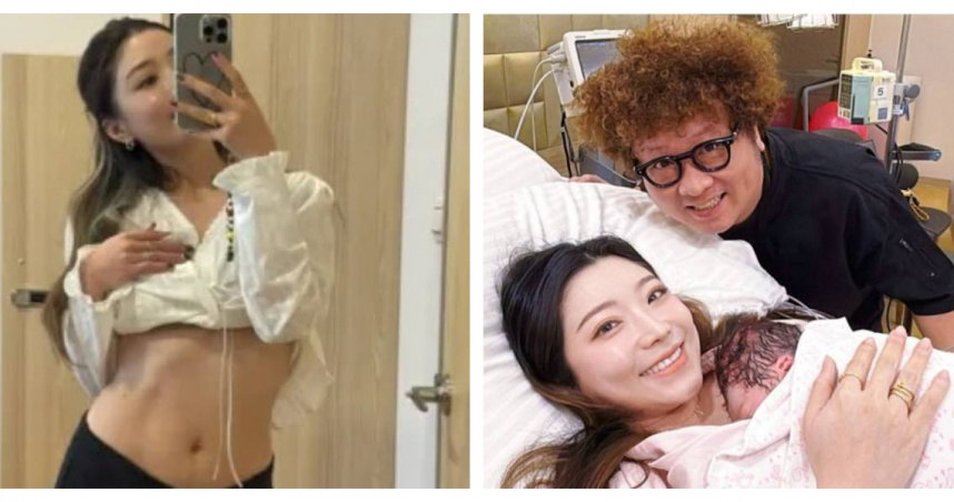 依依產後4個月變這樣！　一撩衣「超狂腹肌」全看光