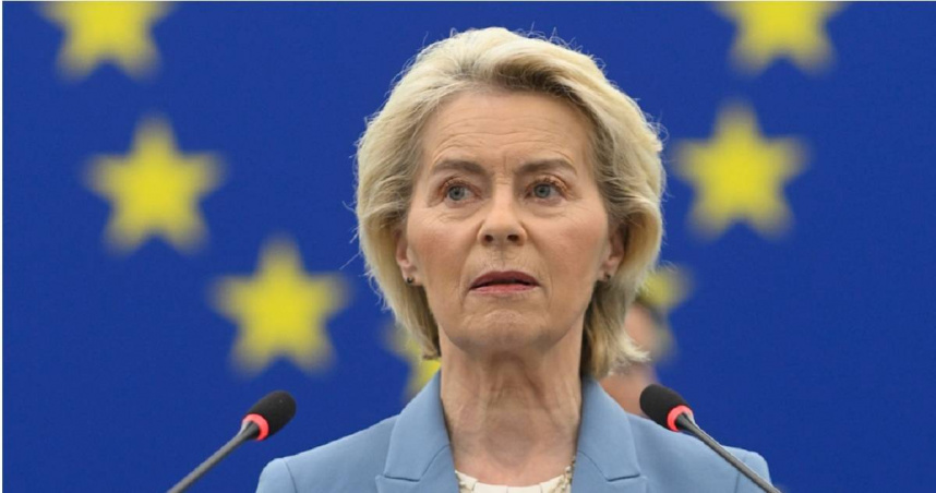 歐盟執委會主席馮德萊恩（Ursula von der Leyen）。（圖／達志／美聯社）