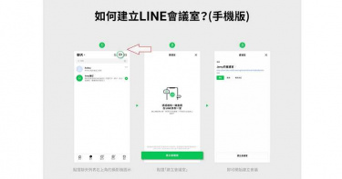 免群組 LINE新推「LINE會議室」文字討論、傳圖、傳檔都可以