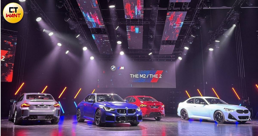 BMW 總代理汎德正式發表全新 BMW 2 系列 Coupé 雙門跑車，M2也同步亮相。（圖／劉芯衣攝）