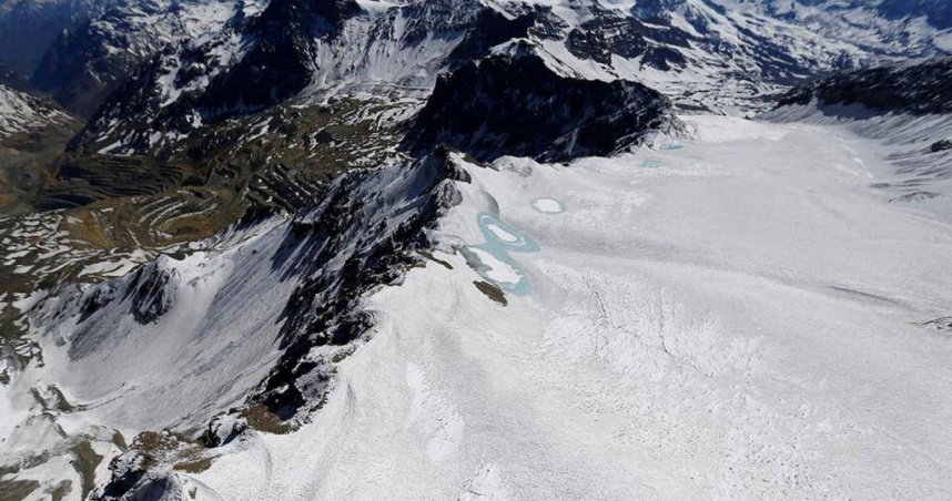 智利安地斯山脈一處冰川（圖／路透社）