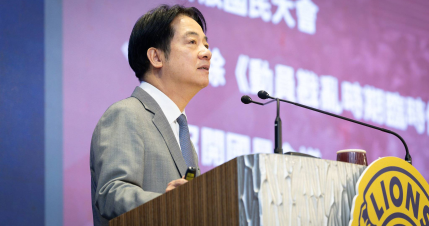 總統賴清德29日發表「團結國家十講」第3講主題「憲政體制」時表示，五五憲草或1946年所通過的中華民國憲法，台灣是沒有派員參加，一直到前後七次修憲，台灣人民才是修憲的主體。（圖／取自總統府網站）