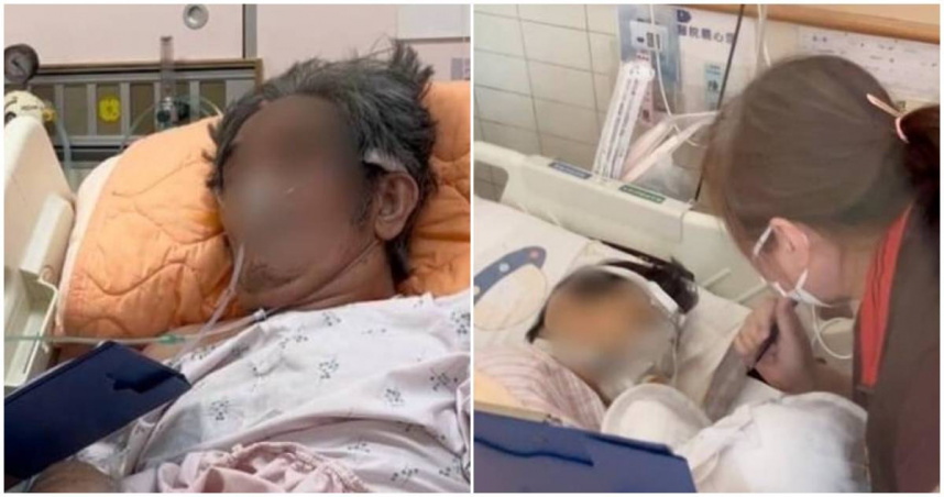 近日，花蓮縣秀林鄉戶政事務所接獲民眾求助，替一對雙雙病重的年長伴侶完成結婚登記。（圖／花蓮縣政府提供）