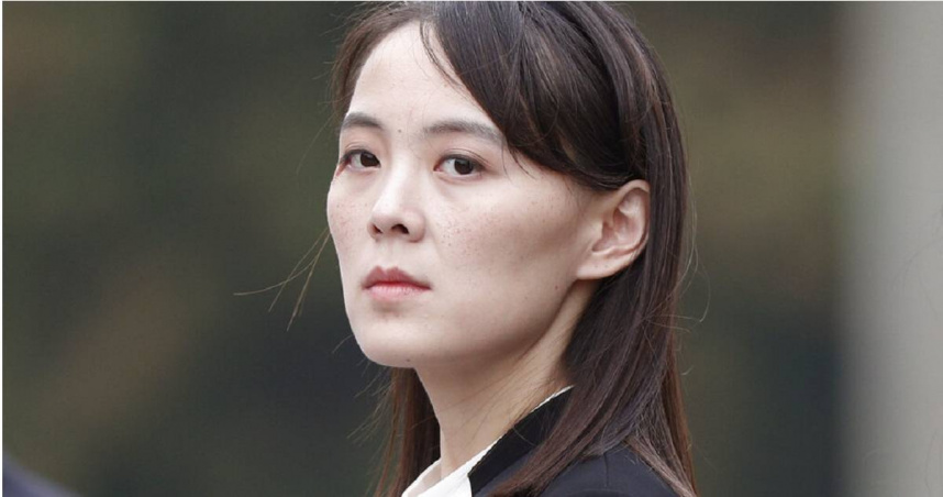 北韓領導人金正恩的妹妹金與正。（圖／達志／美聯社）