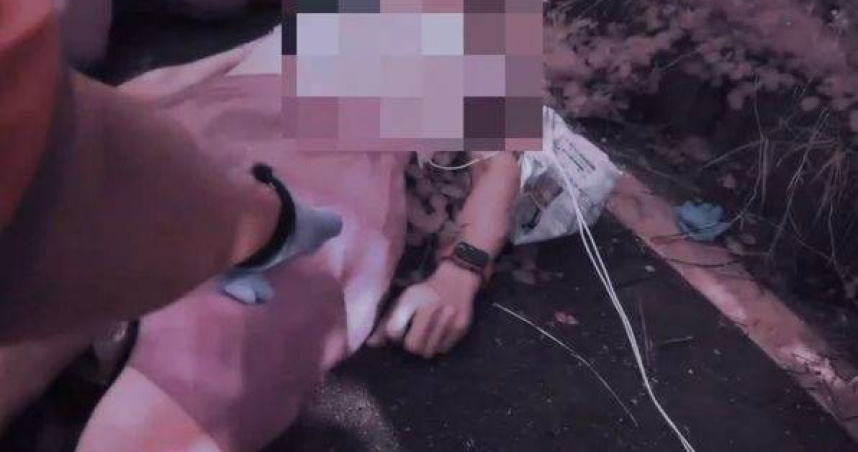 台南消防啟動院前葉克膜倒地民眾成功救回。（圖／翻攝畫面）