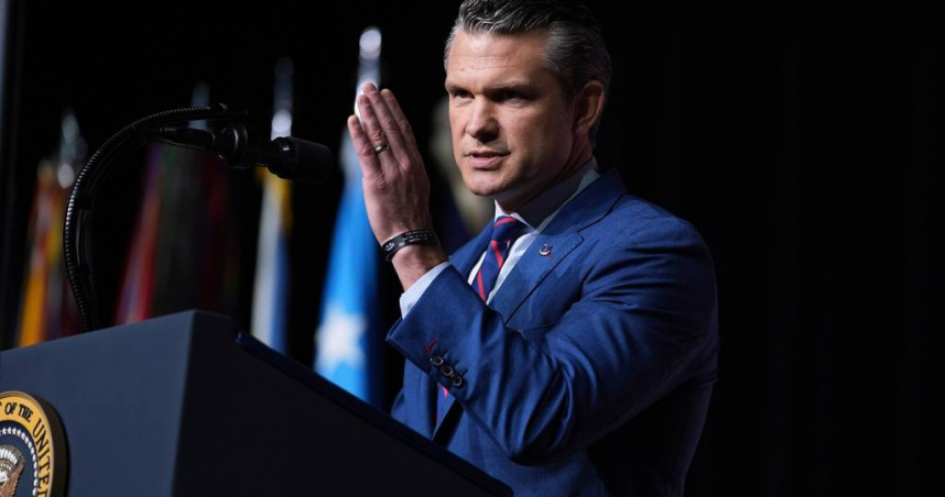 赫格塞斯開除海軍幕僚長。（圖／達志／美聯社）