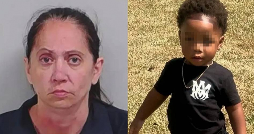 美國一名48歲女子科布（Stacy Wheeler Cobb）無照當保母，在育嬰期間偷懶睡午覺，竟害一名2歲男童遭2隻羅威納犬活活咬死。（圖／翻攝自Lowndes County Jail、翻攝自GoFundMe）