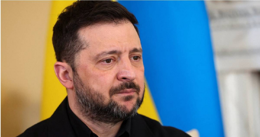 烏克蘭總統澤倫斯基（Volodymyr Zelensky）。（圖／達志／美聯社）