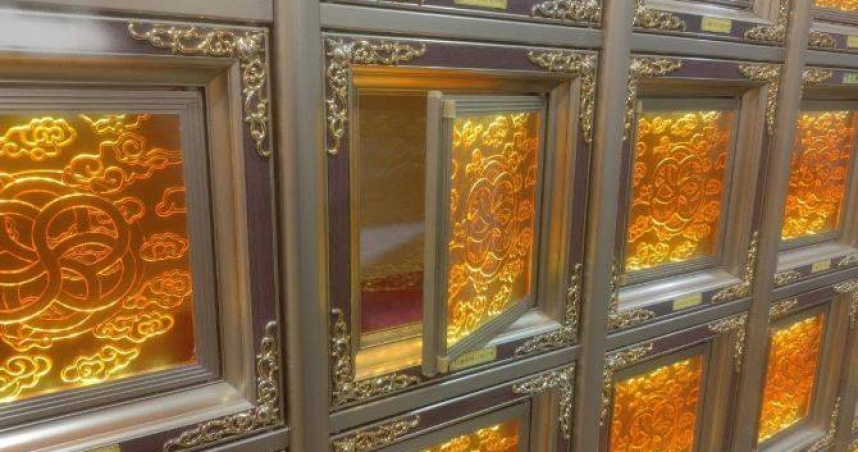 陽明山臻愛樓骨罐遺失，殯葬處報請警方偵辦。（圖／北市殯葬處提供）