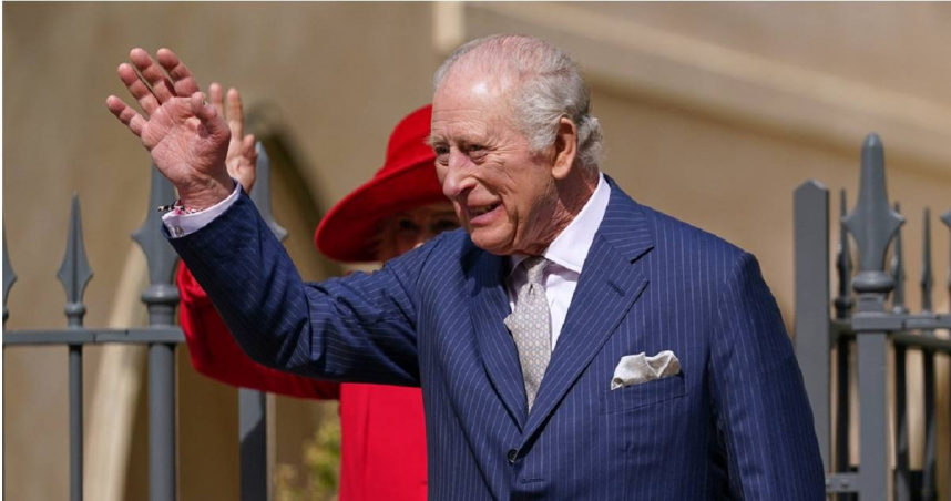 英國國王查爾斯三世（King Charles III）。（圖／達志／美聯社）