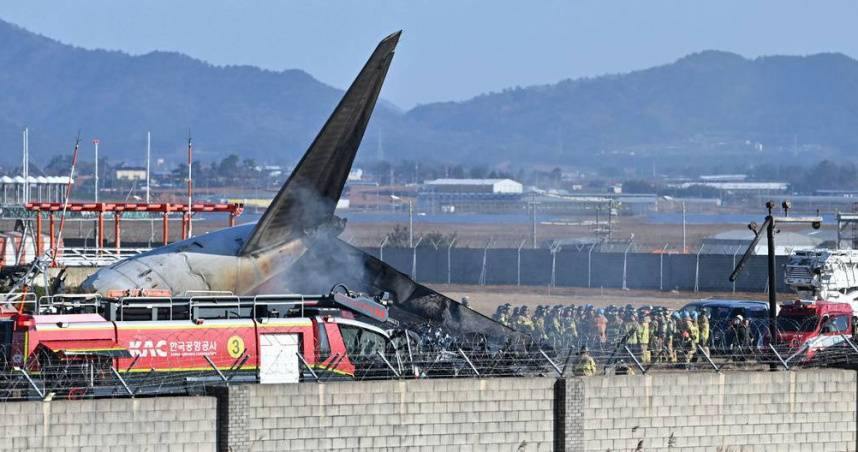 韓國濟州航空發生空難，造成179人死亡。（圖／美聯社／達志）