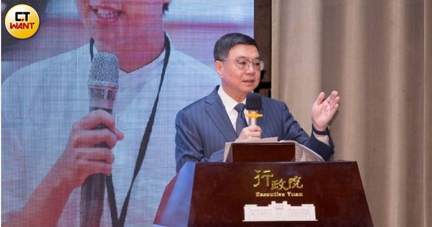 今日是《選罷法》覆議案法定期限最後一天，行政院表示，今日將正式送件表達立場。（圖／黃威彬攝）