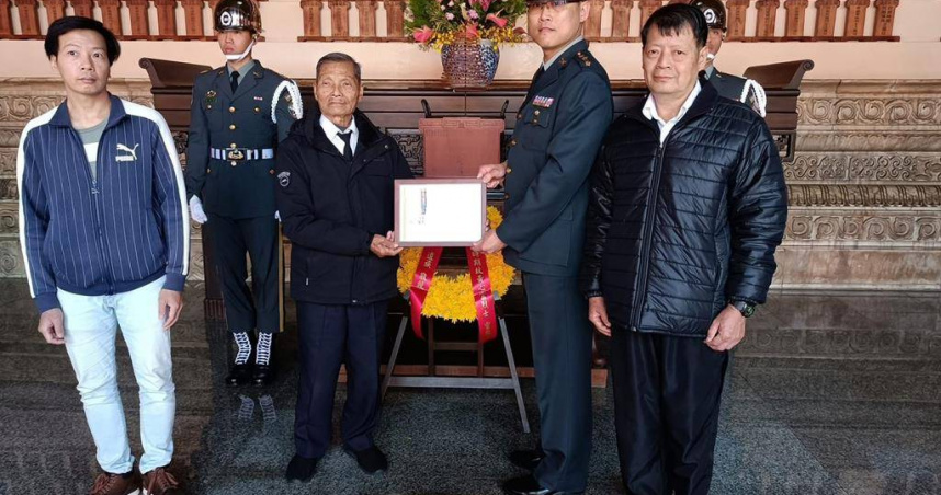 金門抗日義士黃心富經後人陳情下，25日入祀國民革命忠烈祠，更是夫妻同入祀的首例。（圖／金門縣政府）