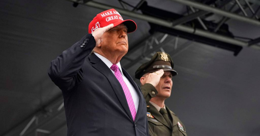 川普。（圖／達志／美聯社）