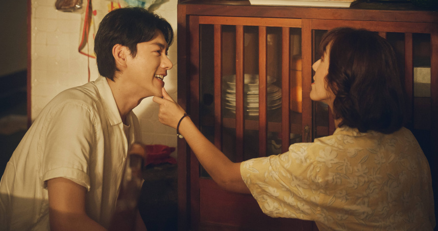 李程彬與張詩盈的母子情逼哭觀眾。（圖／華視、公視台語台提供）