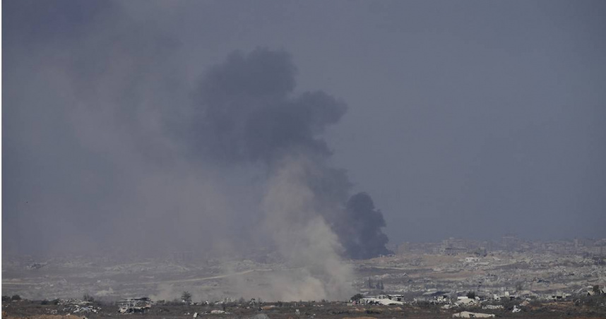 以色列6日對加薩地帶發動新一波空襲，造成至少38名巴勒斯坦人死亡。（圖／達志／美聯社）