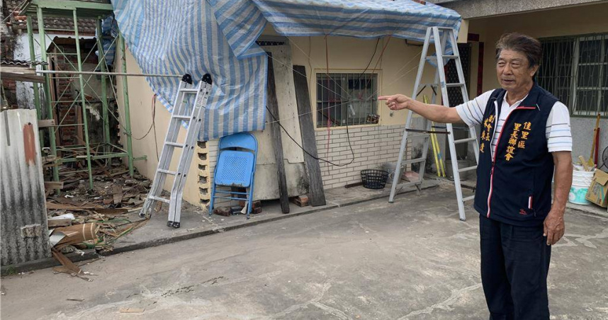 丹娜絲颱風吹垮屋頂！60歲男鋪帆布摔落不治　家人不敢告知98歲老母