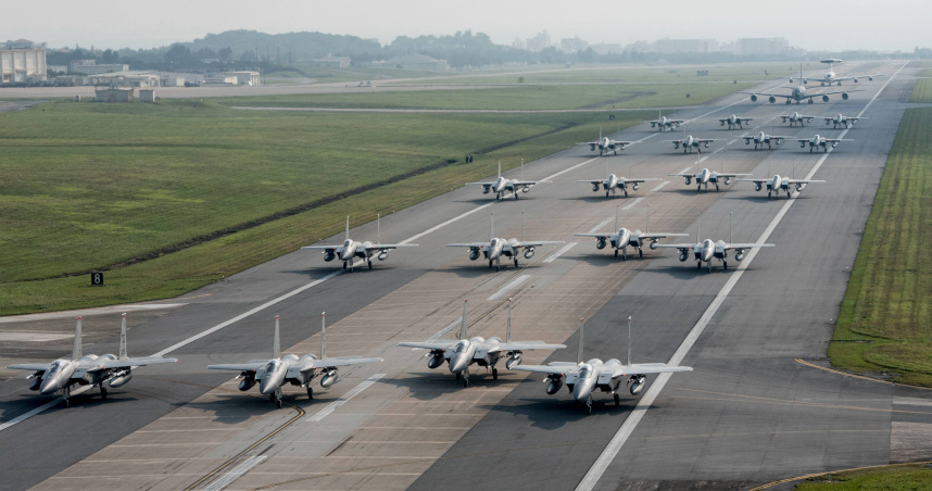 嘉手納空軍基地。（圖／翻攝自維基百科）