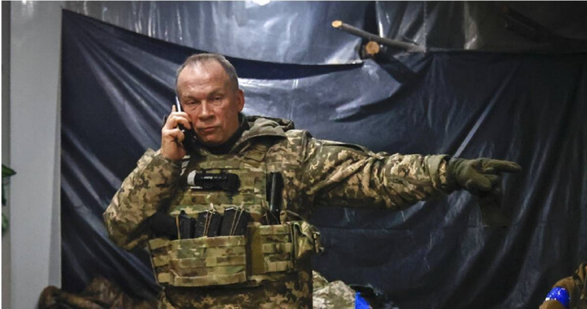 烏克蘭武裝部隊俄裔總司令瑟爾斯基（Oleksandr Syrskyi）。（圖／達志／美聯社）