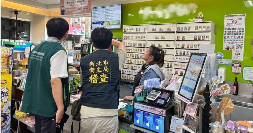 加熱菸上市不到一天就糟以「未標示尼古丁含量」為由全面下架，引發社會與法律界強烈批評。（圖/新北市衛生局提供）