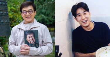 成龍（左）坦承自己用了錯了教育方式，因而跟兒子關係疏遠。（圖／翻攝成龍微博、房祖名IG）