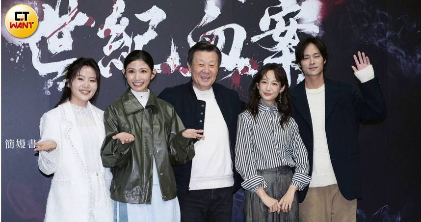 電影《世紀血案》殺青記者會，飾演施明德的黃河並未出席。（圖／本刊攝影組）