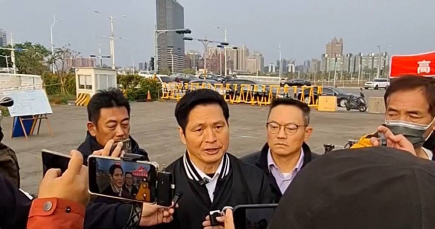 警方在前鎮河撈出3包塑膠袋送驗，高雄市警察局長林炎田證實，內容物有張婦胸部組織。（圖／翻攝畫面）