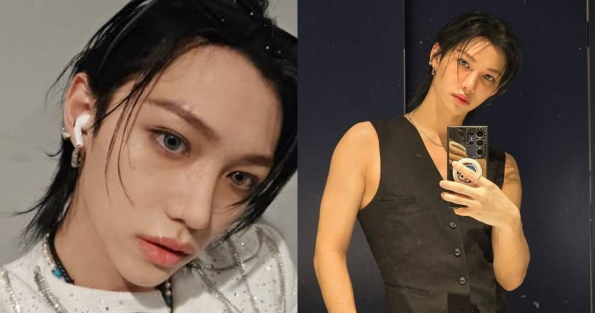 南韓人氣男團Stray Kids成員Felix驚傳工作後返家途中出車禍，導致他的手部骨折，經紀公司證實並表示他將暫停工作，以健康修養為優先。（圖／翻攝自Instagram／yong.lixx）