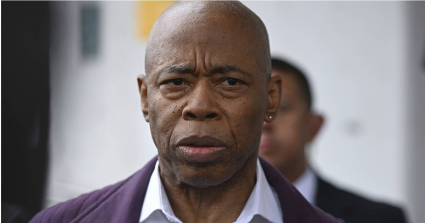 紐約市第2位非裔市長亞當斯（Eric Adams）。（圖／達志／美聯社）