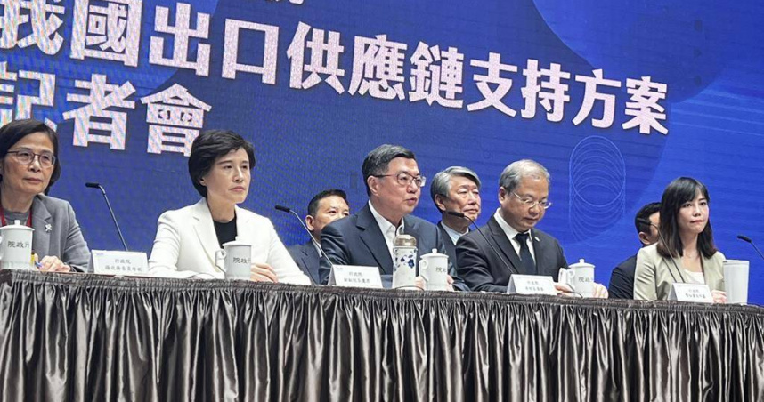 卓榮泰說明，下周將會邀請國會朝野共商國是，用最大的共識編列特別預算，針對中央政府總預算做檢討，要團結一致的合理期待朝野黨團以國家為念。（圖／中國時報游念育攝）