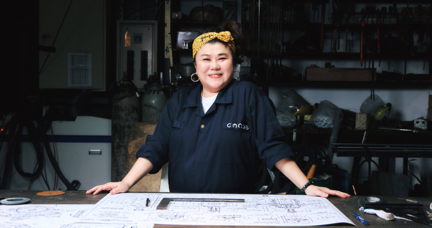 林美秀在金曲形象短片飾演監工師傅。（圖／台視提供）