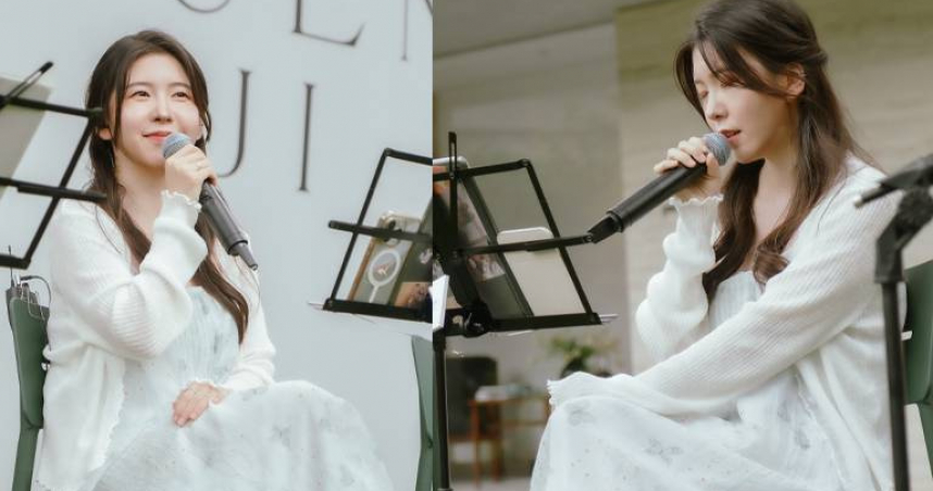 從韓國來台灣，金琳唱出台灣人的心事。（圖／取自r2nn2 IG）