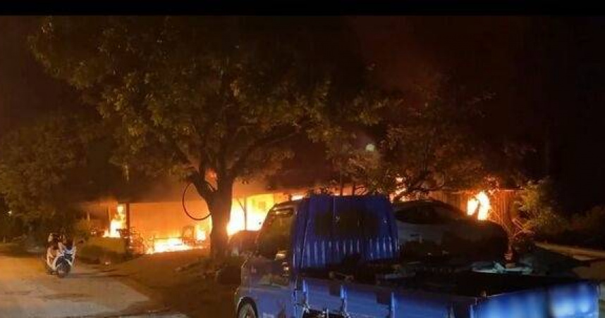 花蓮凌晨火災1家6口僅夫妻倖存。（圖／翻攝畫面）